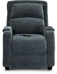 Contemporary Denim Blue Zero Gravity Power Recliner - Mercury