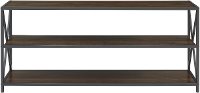BS60XMWDW Dark Walnut Industrial Sofa Table-2