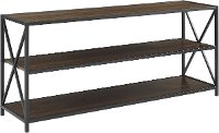 BS60XMWDW Dark Walnut Industrial Sofa Table-3