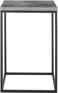 Modern Side Table - Dark Concrete-2