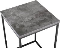 Modern Side Table - Dark Concrete-4