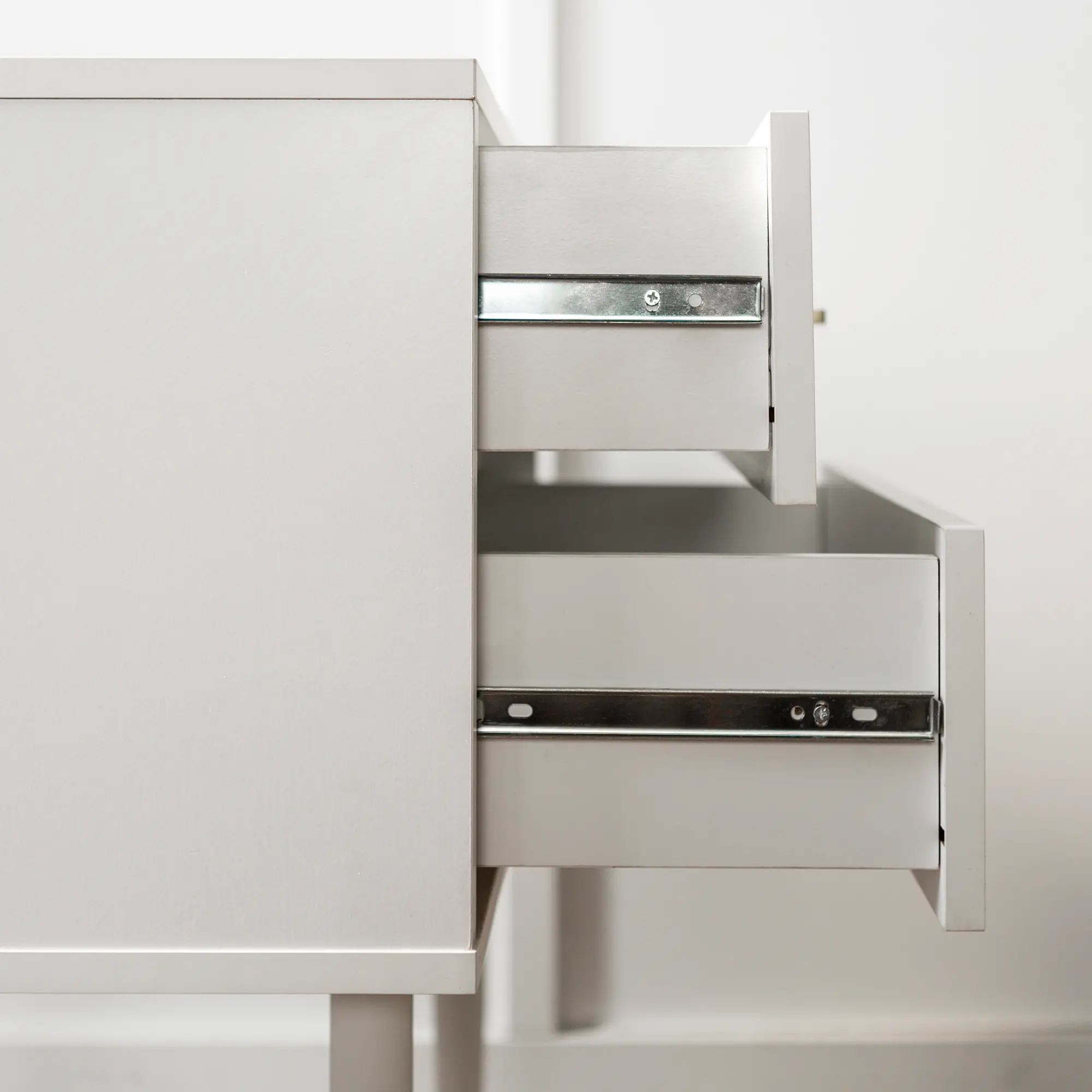 AF20OLI2DSW Modern Side Table - White-3