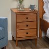 Classic Caramel Brown Nightstand