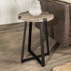 Rustic Side Table - Grey Wash