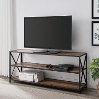 Rustic Oak and White Sofa Table-2