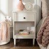 Modern White Nightstand - Spencer