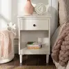 BR1DNSWH Spencer Classic White Nightstand - Walker Edison
