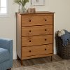 Classic Caramel Brown Chest of Drawers
