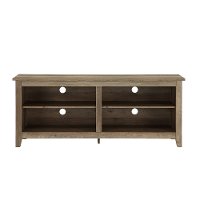 W58CSPRO 58 Inch Rustic Wood TV Stand - Rustic Oak-4