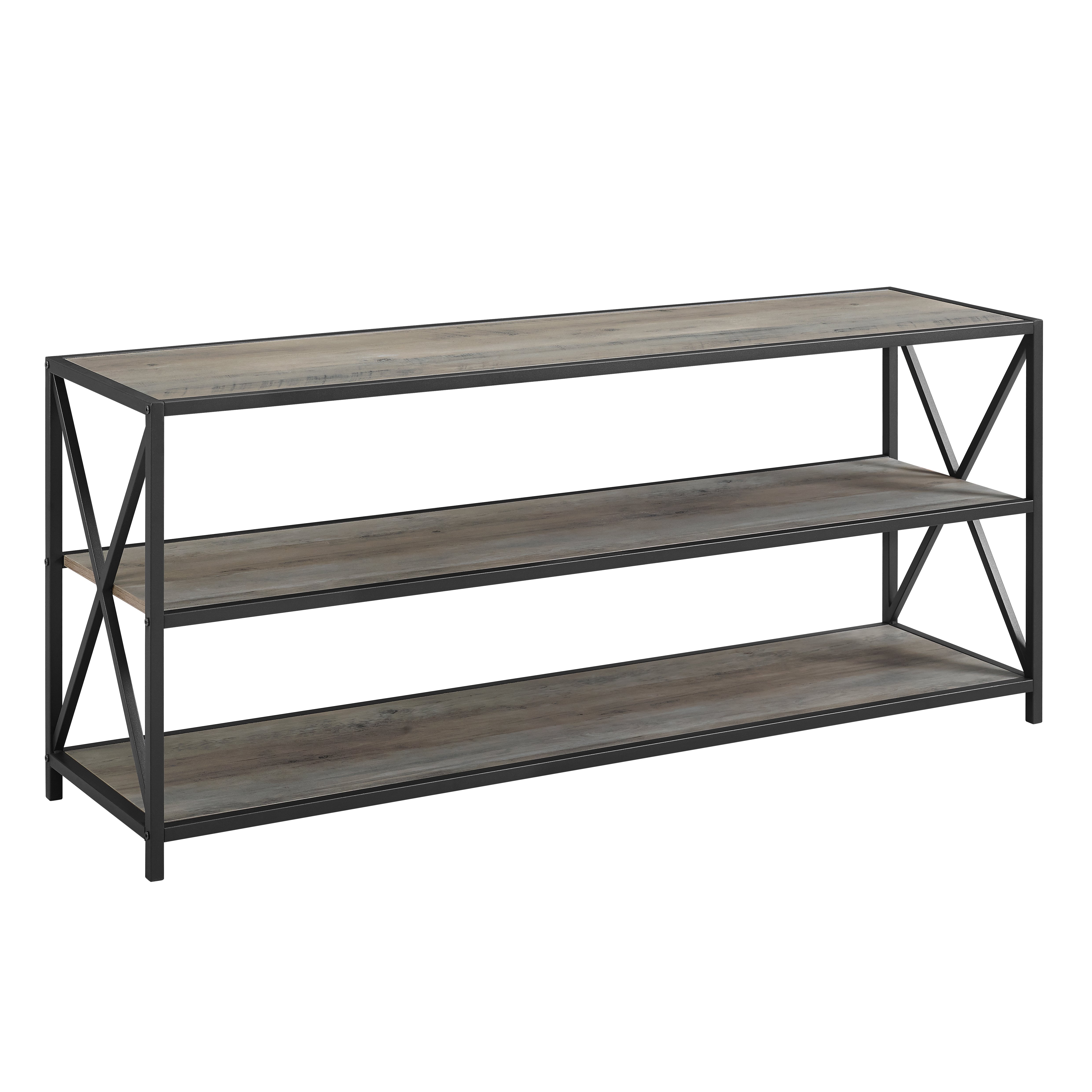BS60XMWGW Gray Wash Industrial Sofa Table-3