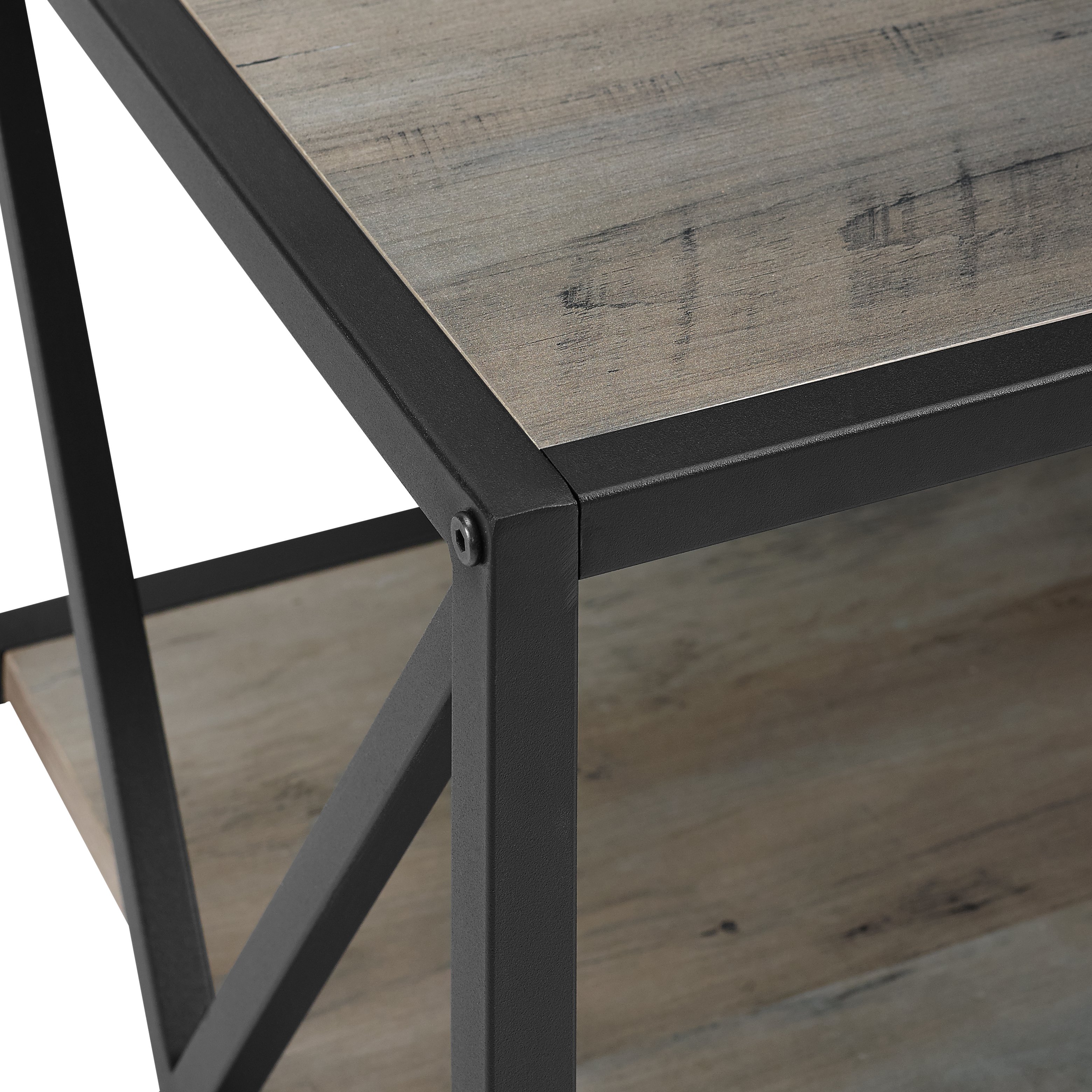 BS60XMWGW Gray Wash Industrial Sofa Table-4