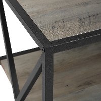 BS60XMWGW Gray Wash Industrial Sofa Table-4