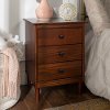 Classic Walnut Brown Nightstand