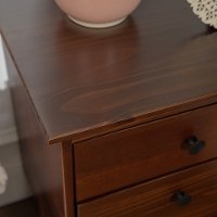 Classic Walnut Brown Nightstand-2