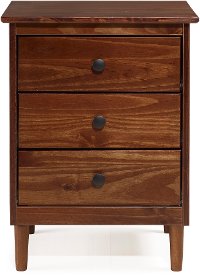 Classic Walnut Brown Nightstand-3