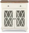 Aurora Hills White 2 Door Accent Cabinet