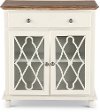 Contemporary White 2 Door Accent Cabinet - Aurora Hills
