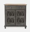 Clearance Aurora Hills Gray 2 Door Accent Cabinet