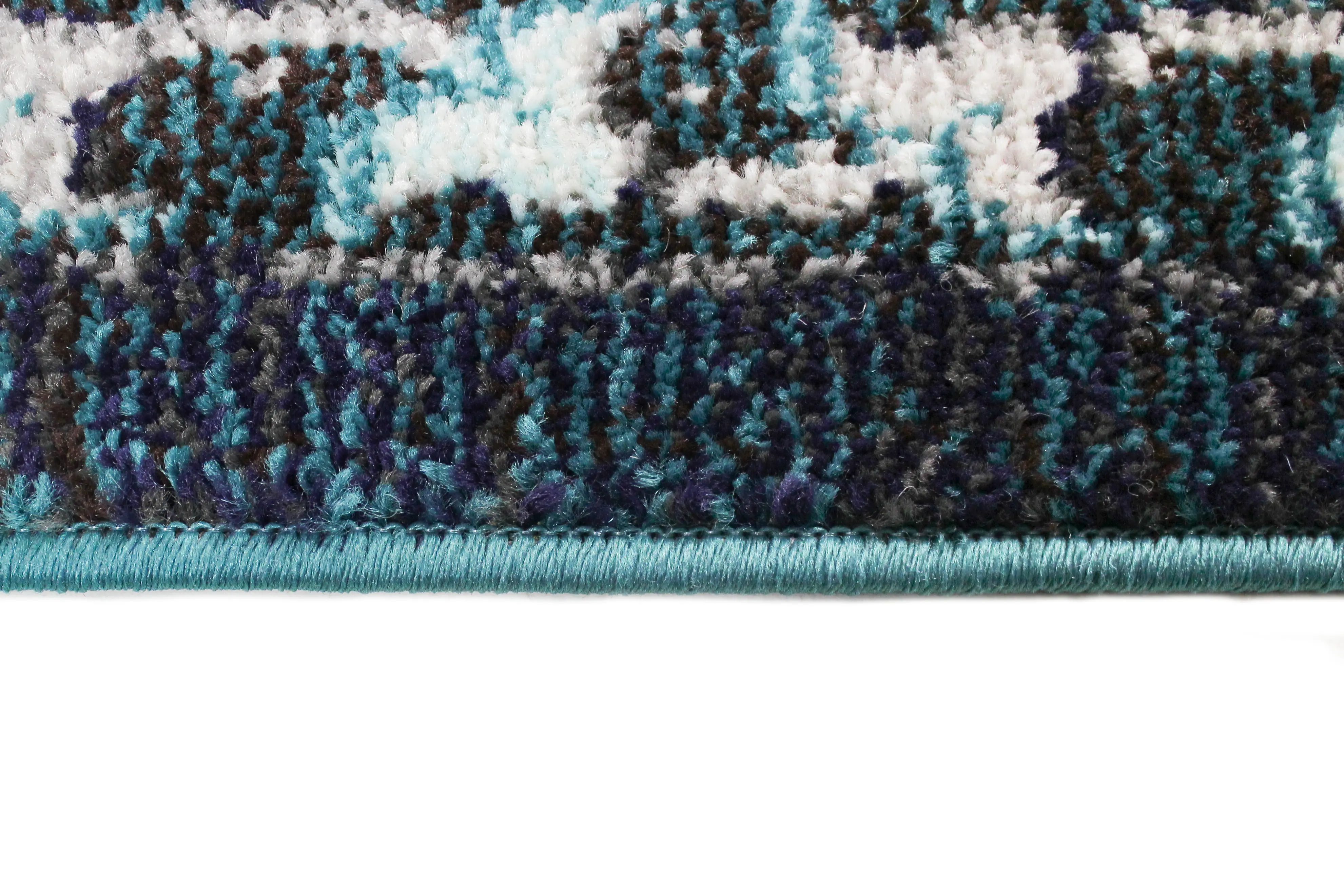Dakota 4 x 6 Small Transitional Navy Blue and Ivory Area Rug-5