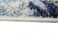 Everek 4 x 6 Small Traditional Neda Ivory, Gold and Blue Rug-6