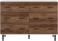 Contemporary White and Rustic Oak Dresser - Savanna-4