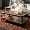 Rustic Wood Coffee Table - Rustic Oak