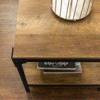 Rustic Wood Coffee Table - Rustic Oak-2