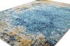 4 x 6 Small Traditional Nikki Ivory, Gold and Blue Rug - Everek