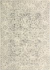 E110-SIL-4X6-5363 4 x 6 Small Traditional Alberta Ivory and Blue Rug - Everek
