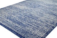 4 x 6 Small Transitional Zaylee Blue Rug - Mayfair