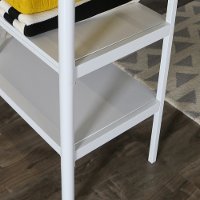 Contemporary White Twin Low Loft Bed - Sunset-3