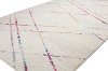 4 x 6 Small Transitional Zelah Ivory and Pink Area Rug - Mayfair
