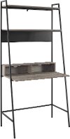 36 Inch Modern Wood Ladder Computer Desk - Gray Wash