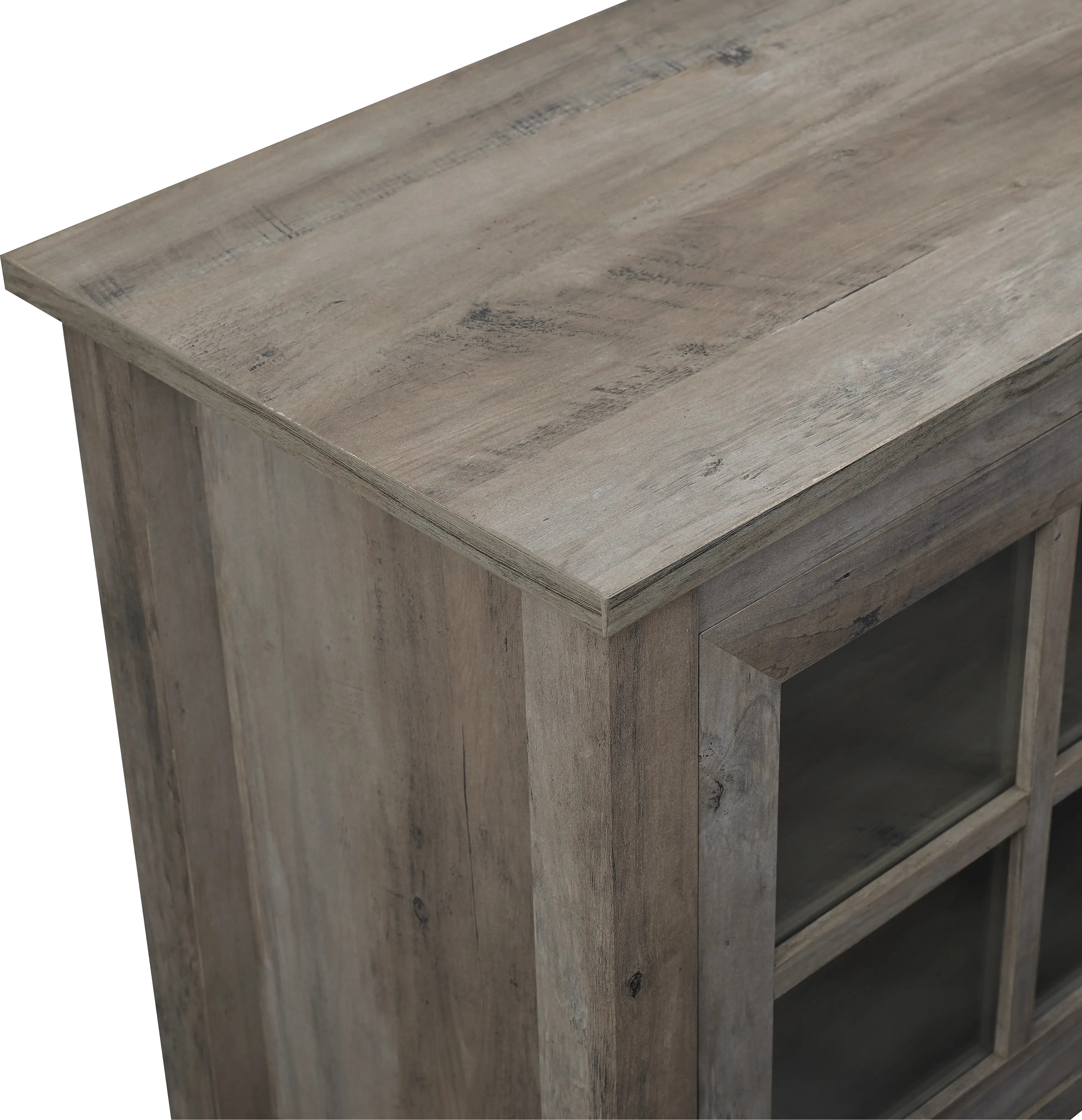 W70CSGDGW Farmhouse Wood 70 Inch TV Stand - Grey Wash-2