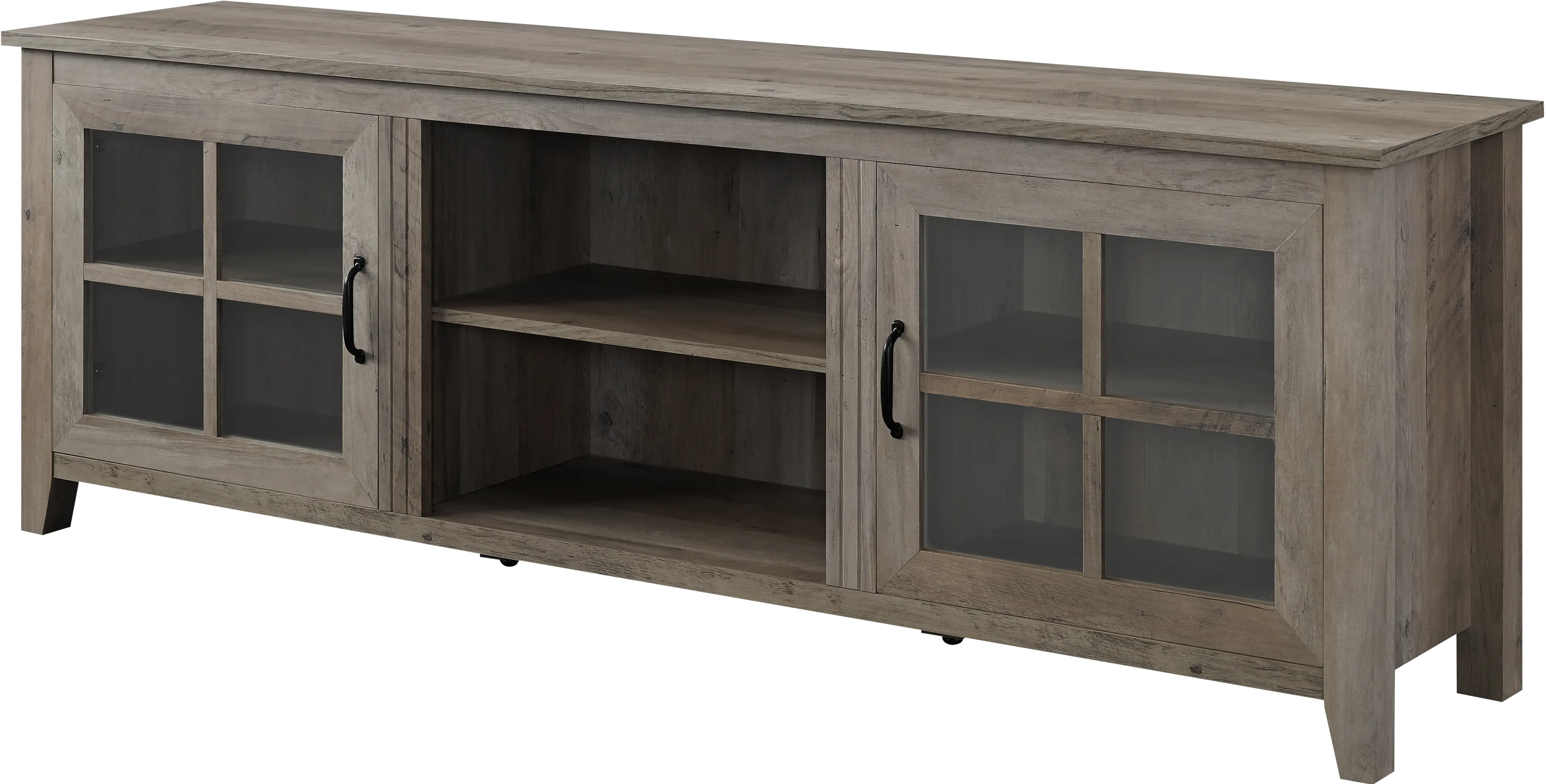 W70CSGDGW Farmhouse Wood 70 Inch TV Stand - Grey Wash-3