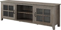 Farmhouse Wood 70 Inch TV Stand - Grey Wash-3