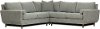 Modern Gray 3 Piece Sectional Sofa - Kirby