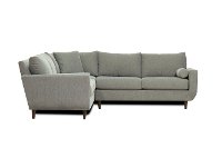 Modern Gray 3 Piece Sectional Sofa - Kirby-3