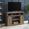 W52HBSBDRO Modern Farmhouse 52 Inch TV Stand - Rustic Oak