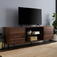 W70NORDW Mid Century Modern 70 Inch TV Stand - Dark Walnut