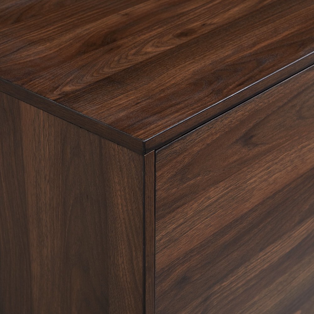 W70NORDW Mid Century Modern 70 Inch TV Stand - Dark Walnut-2