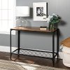 44 Inch Rustic Entryway Table - Barnwood