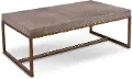 Roka Gray Honed Marble Coffee Table