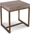 Gray Marble End Table - Roka