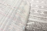 Traditional Nisse Light Gray 8 Foot Runner Rug - Everek-2