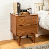 Mid-Century Modern Caramel Brown Nightstand