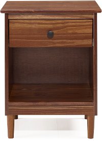 Modern Walnut Brown Nightstand - Spencer-3