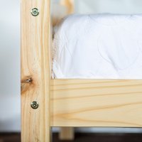 Contemporary Natural Twin-over-Twin Bunk Bed - Carolina-2