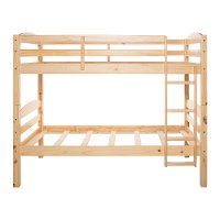 Contemporary Natural Twin-over-Twin Bunk Bed - Carolina-4