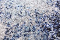 Everek Traditional Amos Ivory, Gold and Blue 8 Foot Runner Rug-5